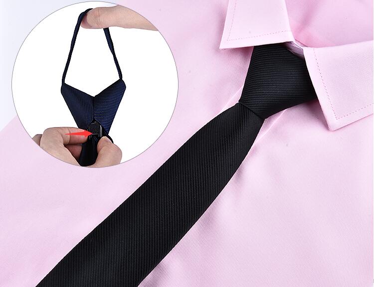 5cm slips til mænd og kvinder slank smal doven slips let at trække reb halsbeklædning koreansk stil bryllupsfest aniversary blå