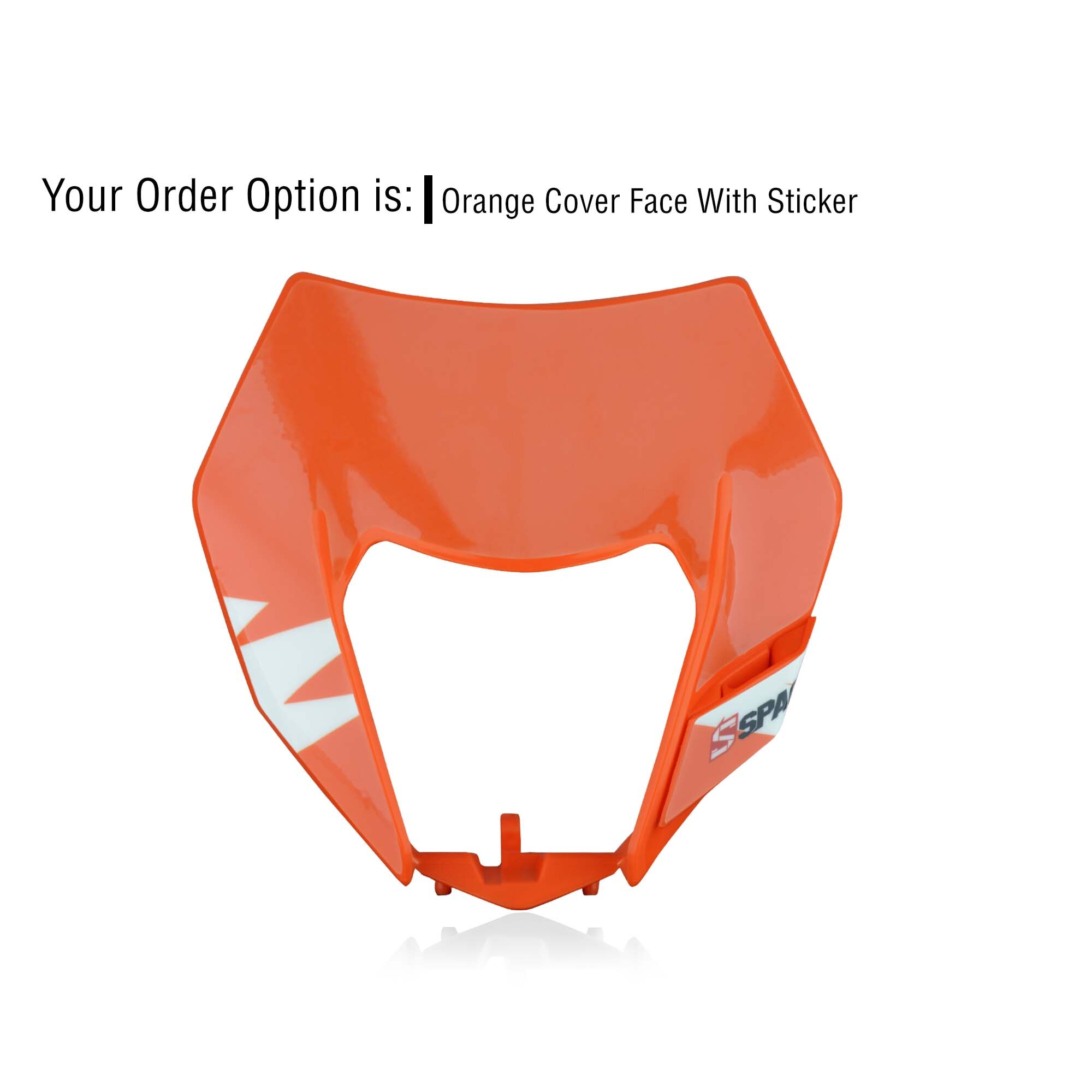 Motorrad LED Scheinwerfer Vorne Lampe Maske Beleuchtung Scheinwerfer Für KTM SXF EXC XCF XCW SMR 125 250 350 450 500 530 sechs Schild MX Enduro: Startseite Aufkleber 3