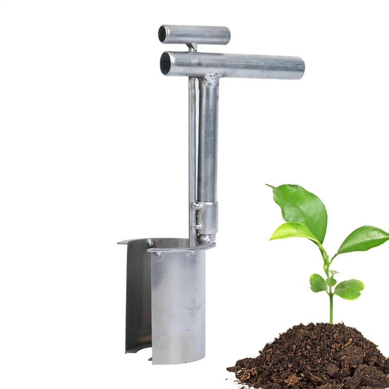 Transplantador de plántulas, trasplantador de jardines, herramienta multifuncional para plantar y trasplantar jardines para excavar, deshierbe