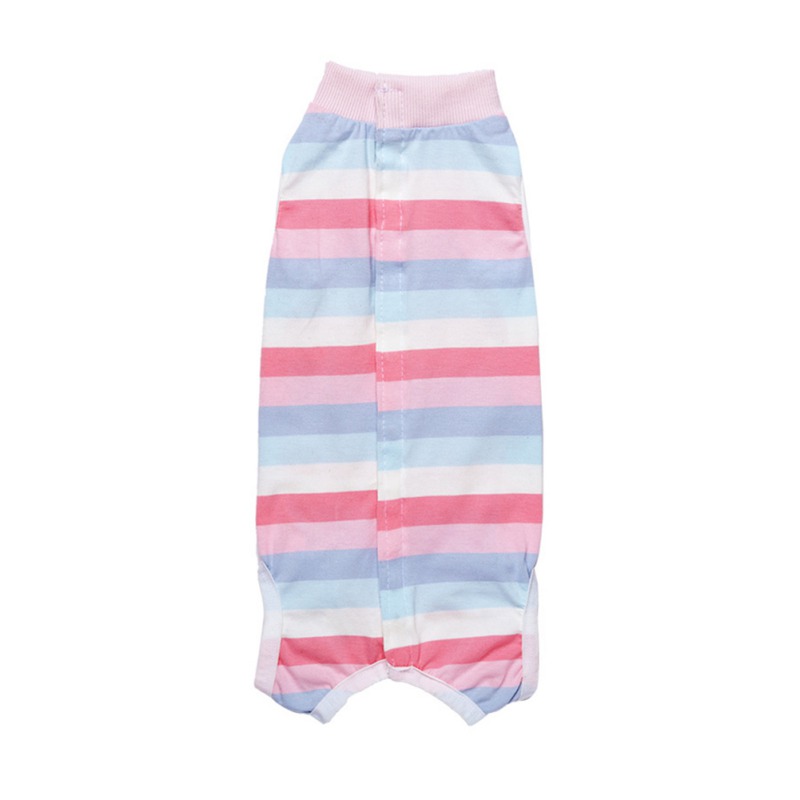 Lemmikkieläinten nelijalkainen jumpsuit vaatteet koirat ylläpitää vaatteita toiminta palautuspuku anti nuolee haavoja leikkauksen jälkeen leikkauspuku: Vaaleanpunainen / S