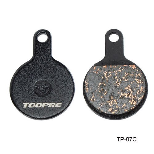 TOOPRE-pastillas de freno de disco para bicicleta de montaña, fibra de cobre semimetálica para Shimano M446 355 395 BB5 SRAM AVID HAYES Magura ZOON: Naranja