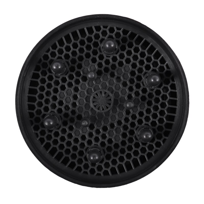 Mode Föhn Diffuser Cover Opvouwbare Föhn Kap Blower Kapsalon Curly Styling Haarverzorging-Zwart