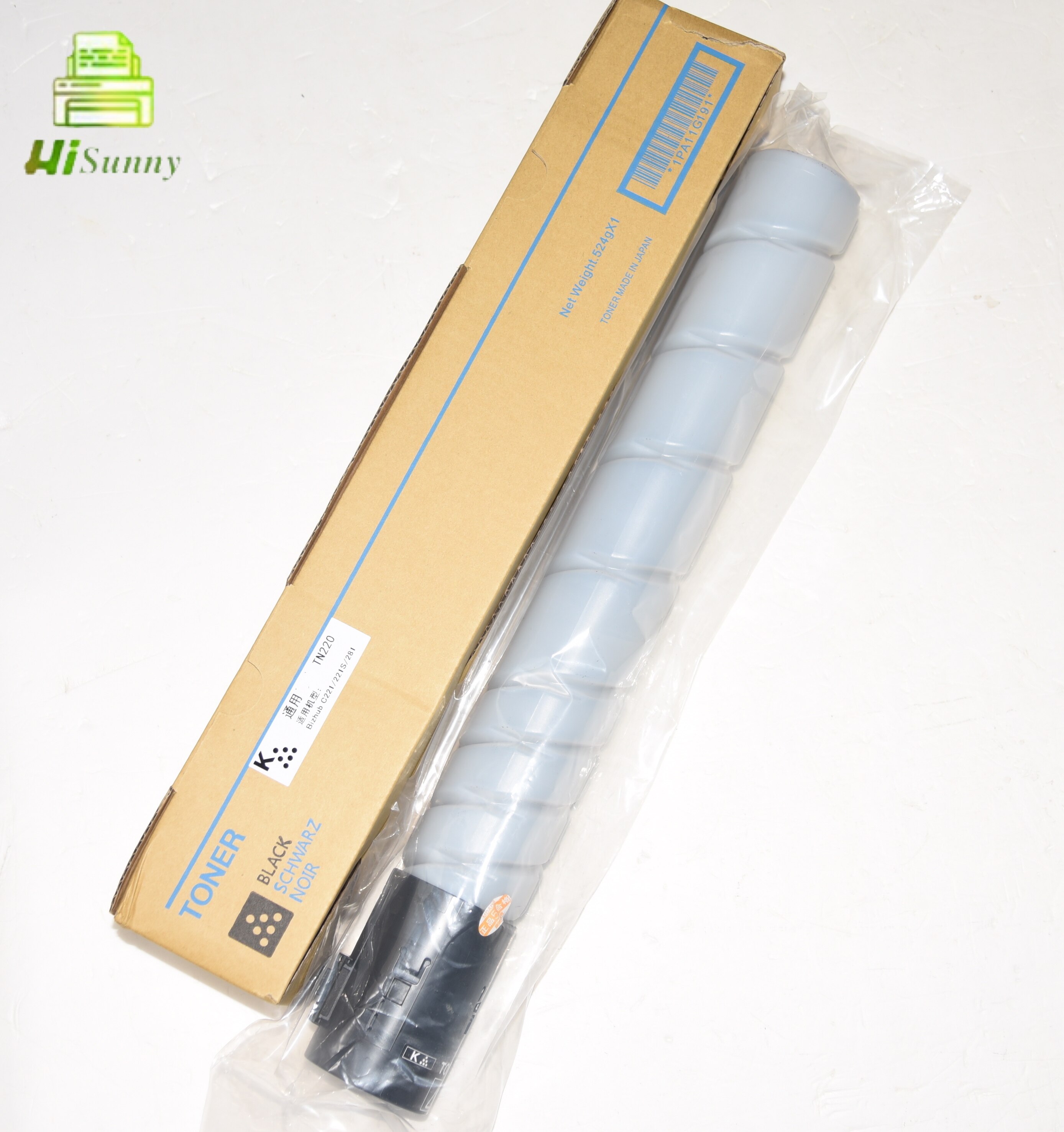 29000pages TN220 BK C M Y Used For Konica Minolta Bizhub C221 221S 281 Color Toner Cartridge