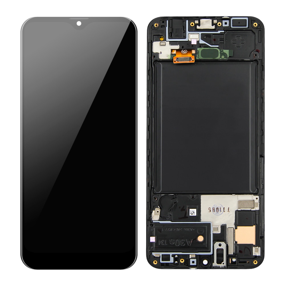 Tested For Samsung Galaxy A30S SM-A307FN/DS A307F/DS A307F A307 LCD Display Touch Screen Digitizer Glass Assembly With Frame