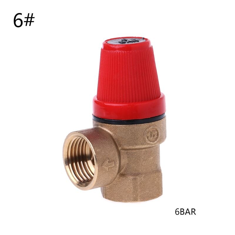 Brass Safety Valve Drain Relief Swithch For Solar Water Heater Double Inner Wire