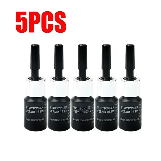 1/5PCS Auto Glas Reparatur Fenster Risse Gone Kit Entfernen Kratzer Automobil Lkw Gebrochen Reparatur Windschutzscheibe riss Recovery Set: YELLOW