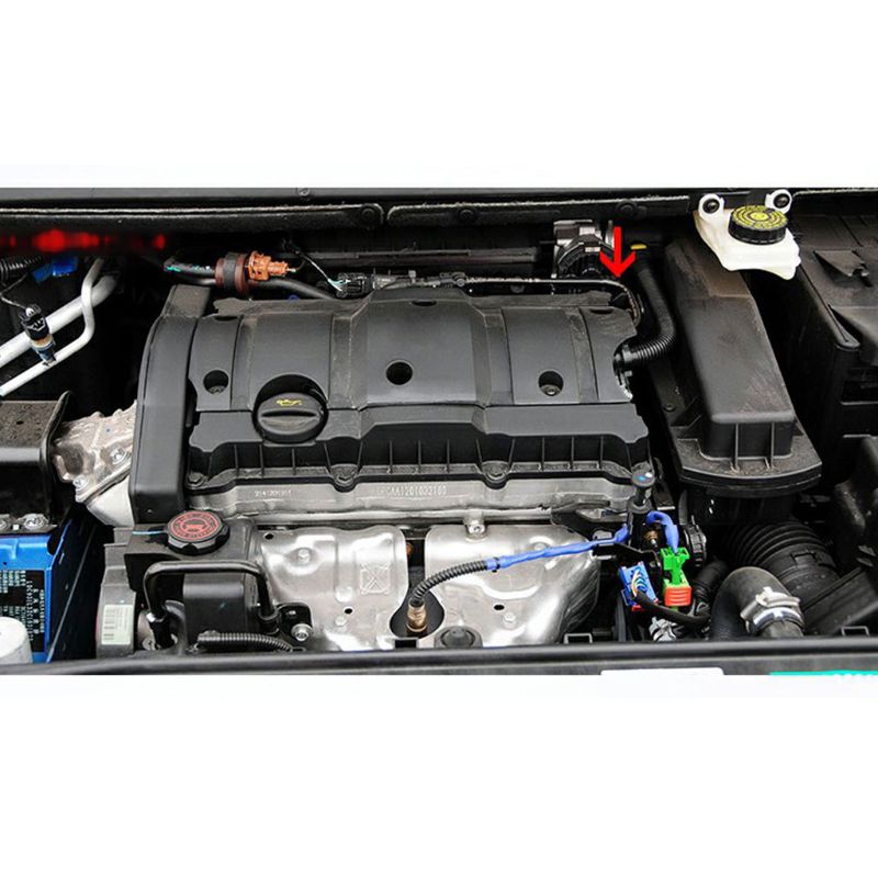 Motor udstødning krumtaphus udluftningsrør spildgas udluftningsrør til citroen 1192 w 0/9675884280 til peugeot 307 308 biltilbehør