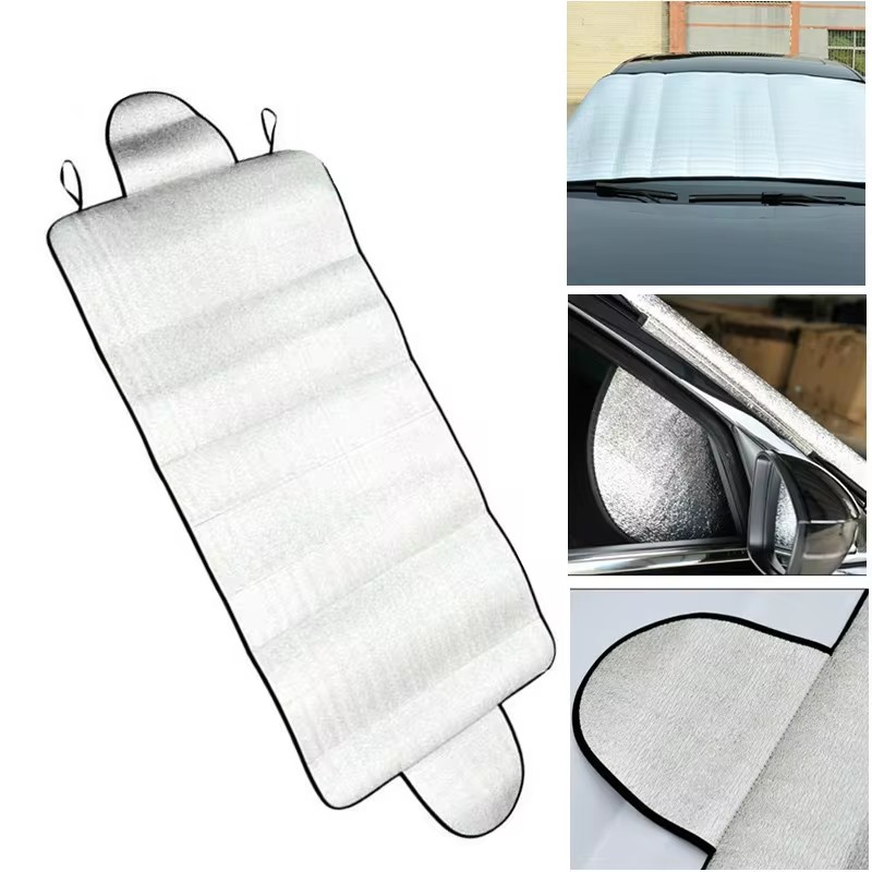 Cubierta para parabrisas de coche, cubierta para invierno, sol, nieve, hielo, impermeable, a prueba de polvo, antipérdida, antiniebla, protección UV, cubierta para automóvil