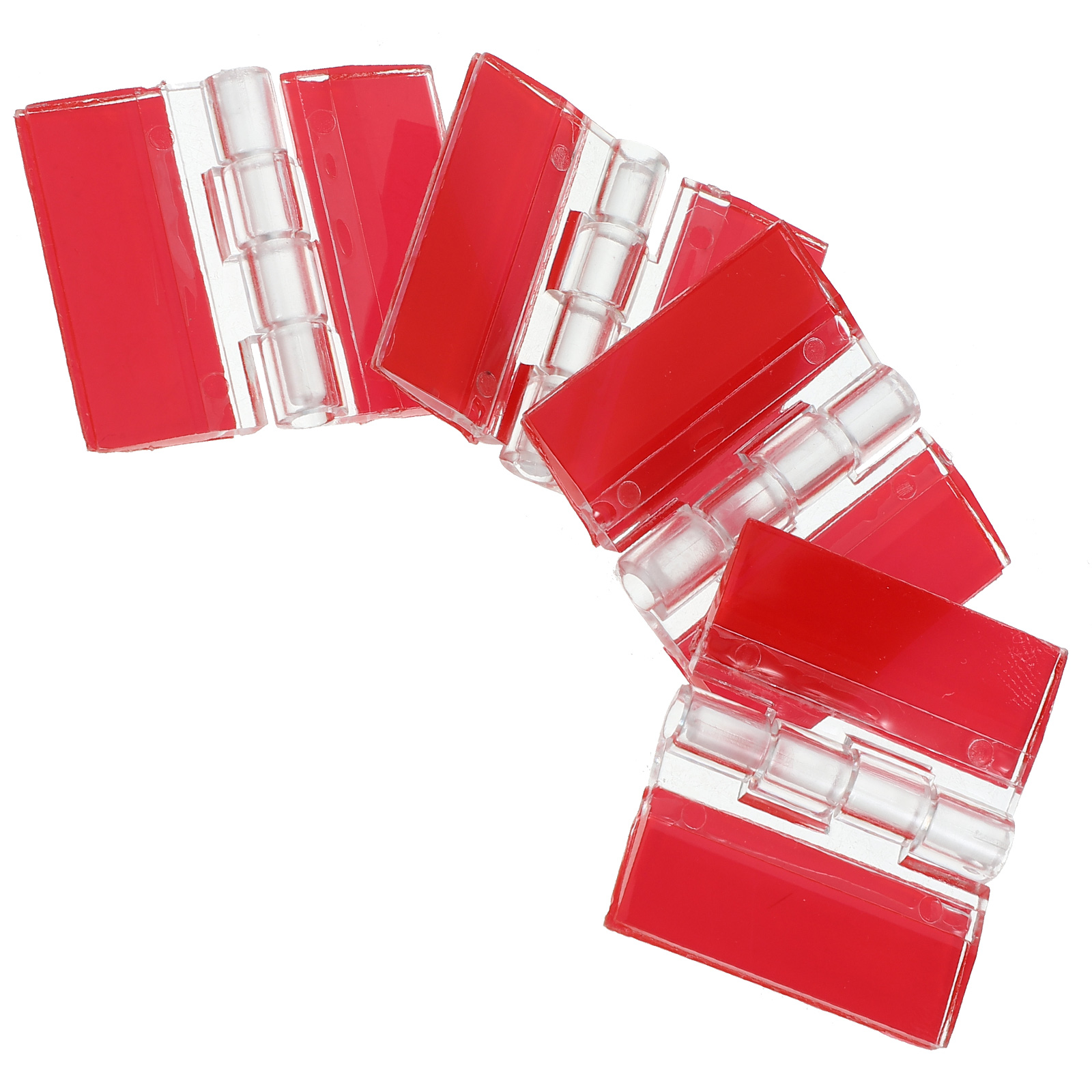 4 Stück Stark klebende Scharniere klar Acryl kleine Möbel Scharniere DIY Scharniere Ersatz