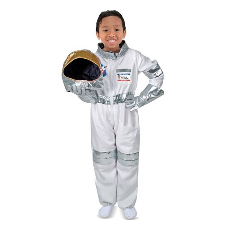 Astronaut Costume Space Suit Pilots 3pcs set Jumpsuit Party Purim Carnival Costume Fancy Dress Outfit 5-7years