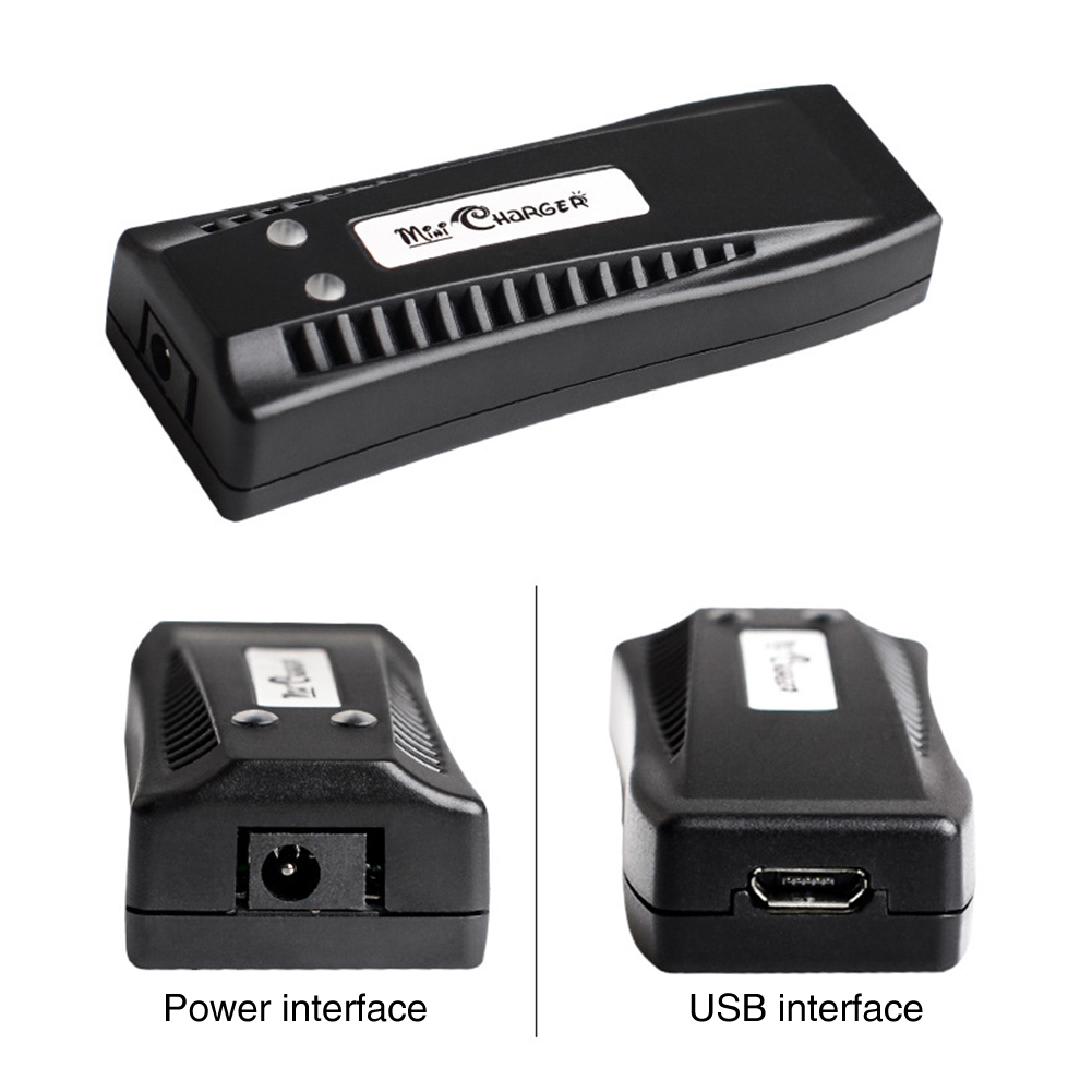 Quadcopter Universal Mini USB Charger Converter Adapter Outdoor Black
