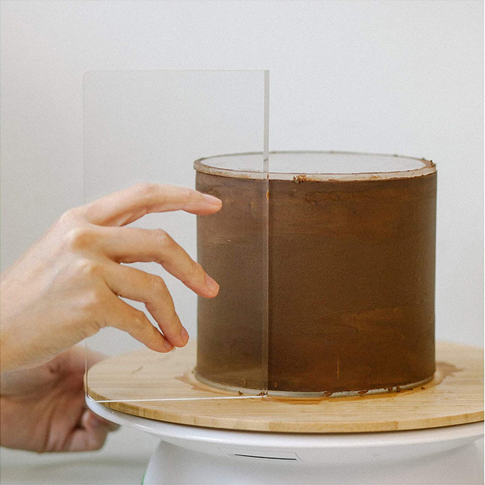 4 Sizes Round Acrylic Cake Discs Boards Topper Reusable Perspex Disk Base for Trimming Decorating Supplies 10226