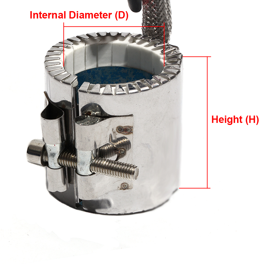 30mm Inner Diameter 30~50 Height Ceramic Band Heater 110V/220V/380V 130W/160W/180W/210W/230W Heating Element