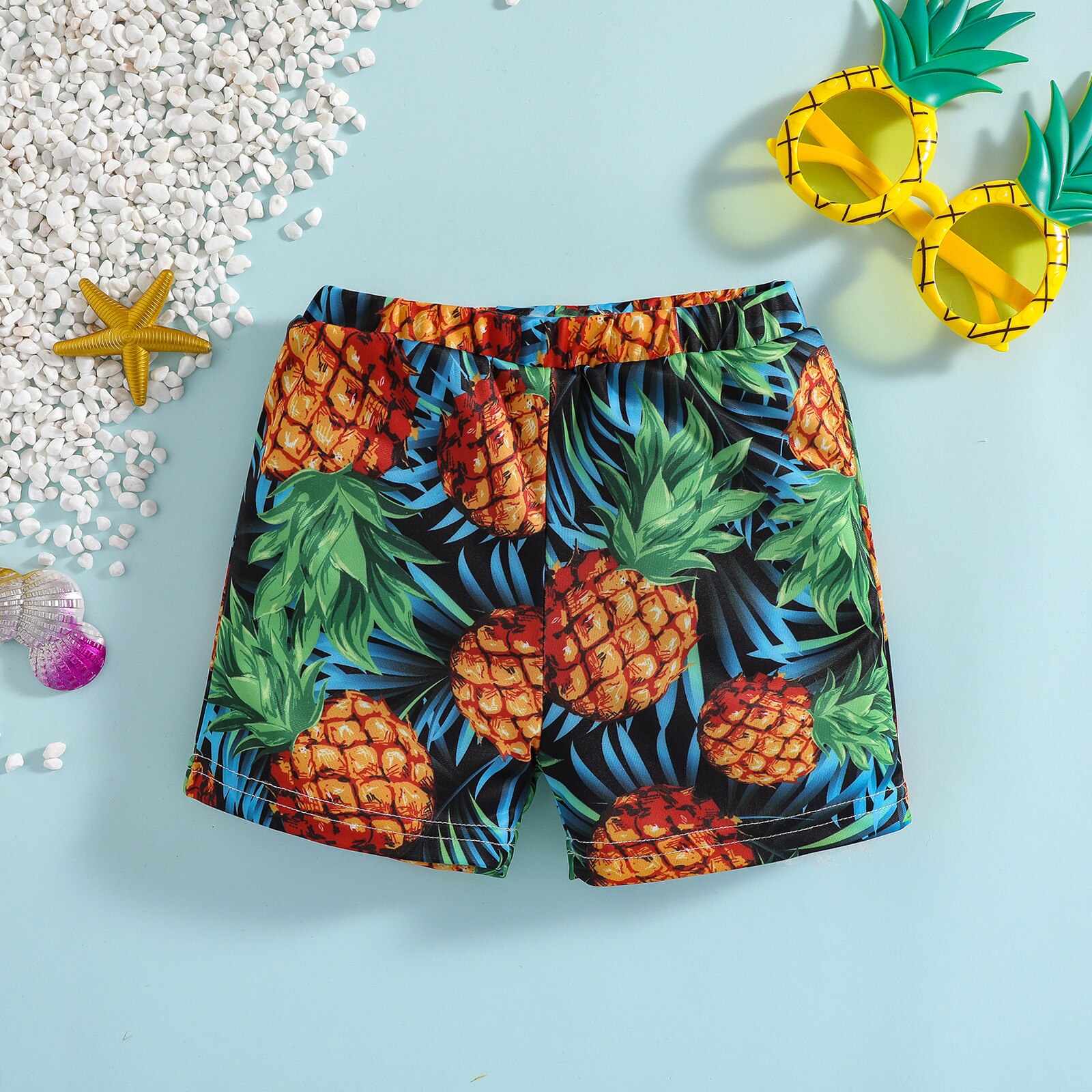 Família combinando maiô irmãs e irmãos roupa de banho crianças bebê menino menina abacaxi impresso 2 peças ou nadar shorts