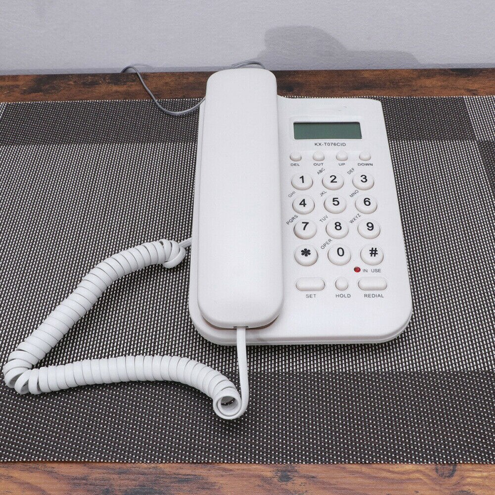 Wall Mount English Wireless Business Call Landline Telephone Home Office For Elderly Digital Hotel Intercom Cordless ID Display