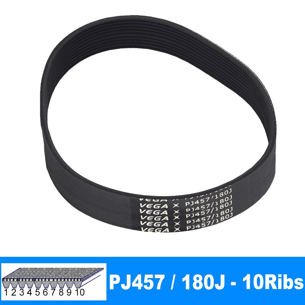 VEGA – ceinture en V PJ457 180J, 3/4/5/6/7/8/9/10, pour pièces de courroie de moteur DIYModel: 1Piece 10Ribs