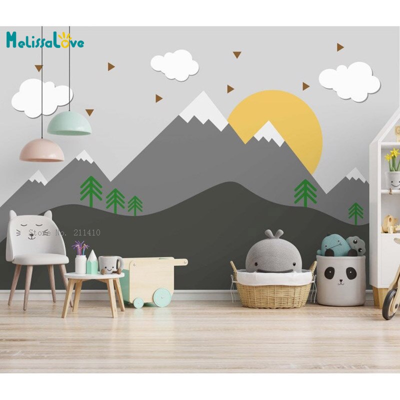Jungle With Animals, A Wallpaper Mural For Nursery