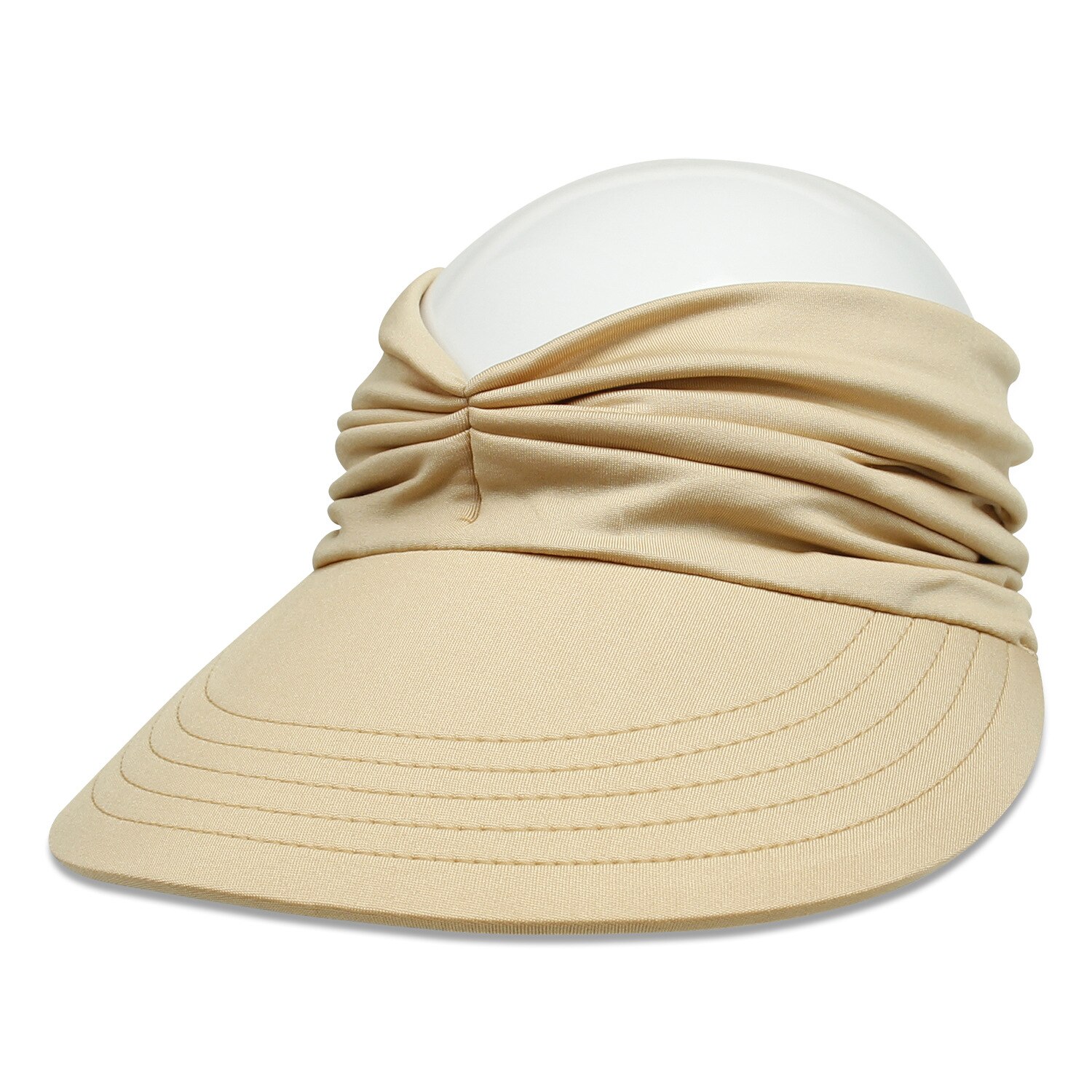 Ultraviolet-proof Sunshade Hat for Women's Outdoor Trend In Spring and Summer Empty Top Hat Big Brim Hat: 4beige