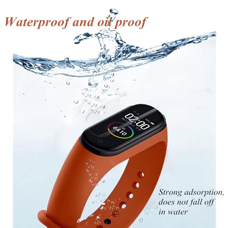 Pellicola Protettiva TPU Per Xiaomi Mi Band 4/3/5 (10 Pezzi) - Trasparente, Ultrasottile 0,1mm, Anti Graffio, Copertura Totale Dello Schermo