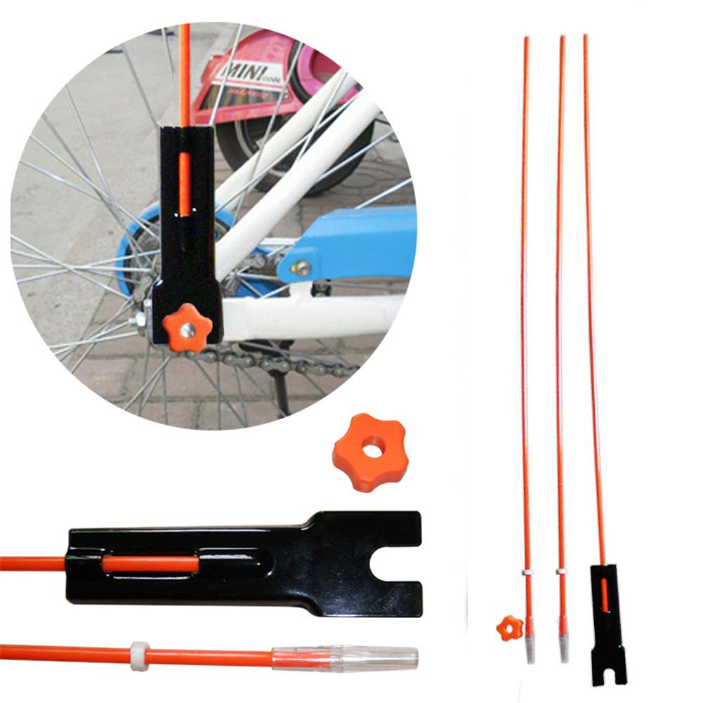 1.8m vélo drapeau étanche montagne enfants vélo sécurité triangulaire mât en fibre de verre pôle drapeau cyclisme équipement