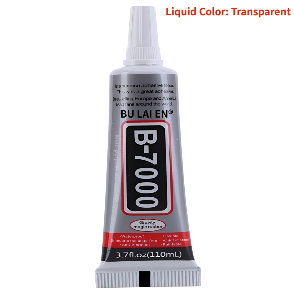 15ML 50ML 110ML B-7000 Clear Contact Phone Repair Adhesive Universal Glass Plastic DIY Glue T7000 with Precision Applicator Glue: Colored
