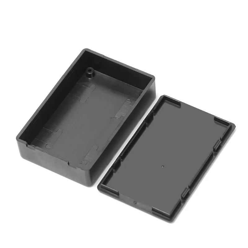 Caja de almacenamiento de instrumentos DIY de 70/100mm, cajas impermeables blancas y negras, caja de proyectos electrónicos