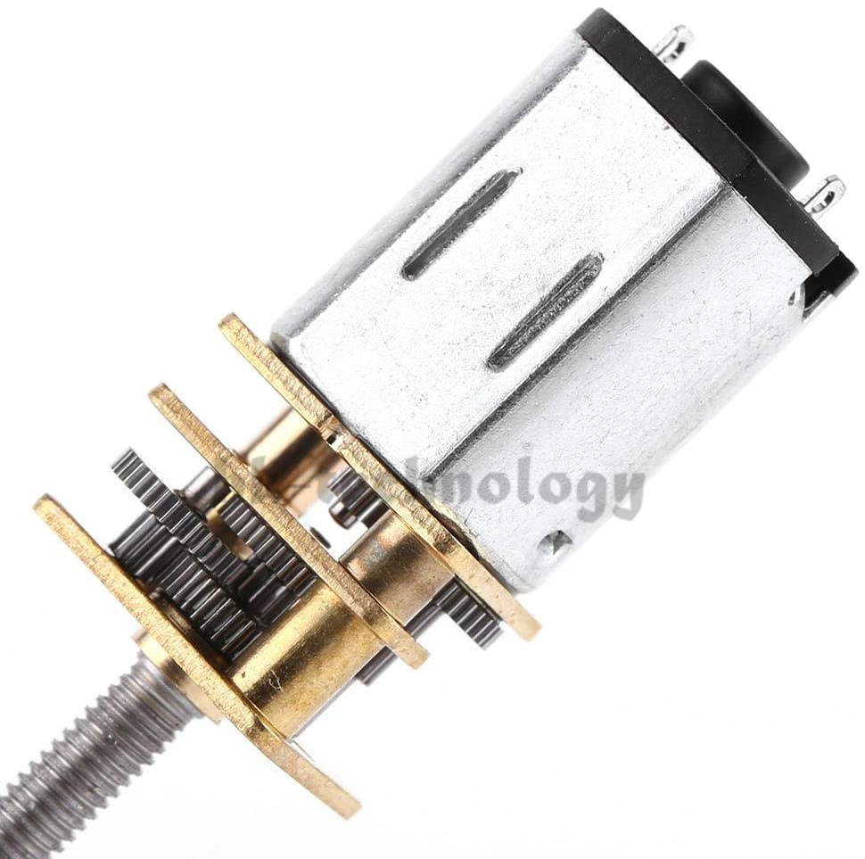 Dc Motor 3V/6V/12V N20 Mini Micro Metal Gear Motor DC Motors Shaft M3 x 55mm 15/30/60/100/150/200/300/400/500/600/800/1000 RPM