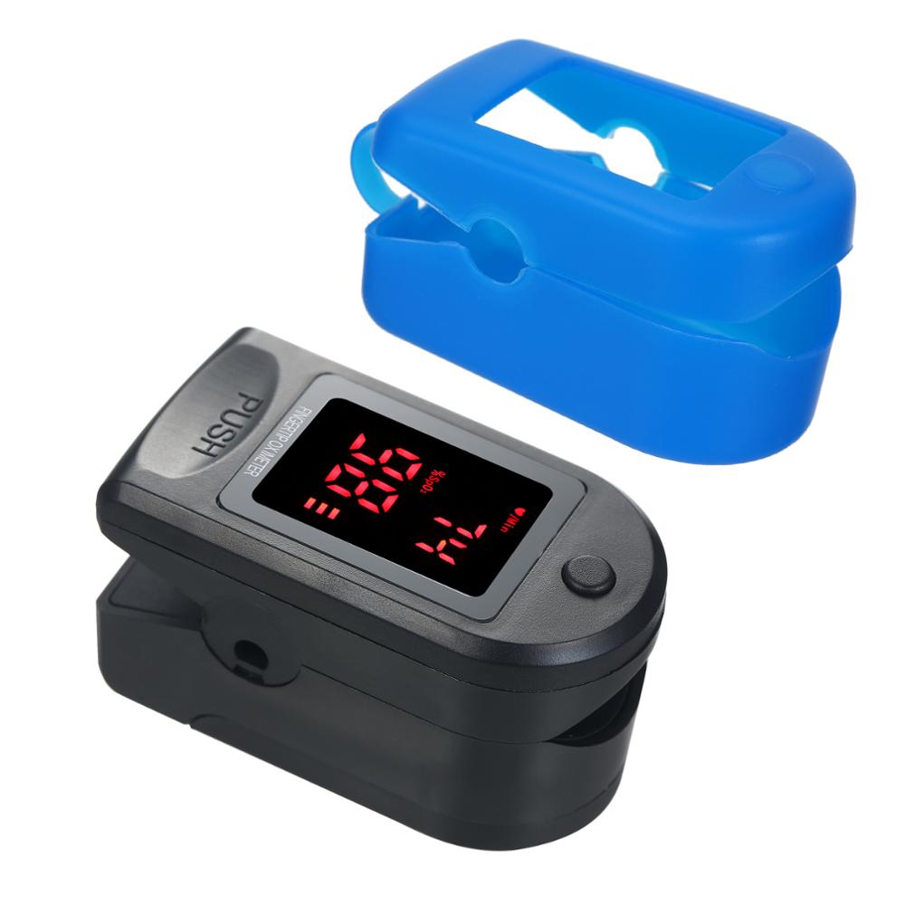 Pulso do oxímetro do pulso da ponta do dedo taxa de pulso monitor de saturação de oxigênio no sangue tft expositor colhedor com silicone caso spo2 pulsioximetro: G