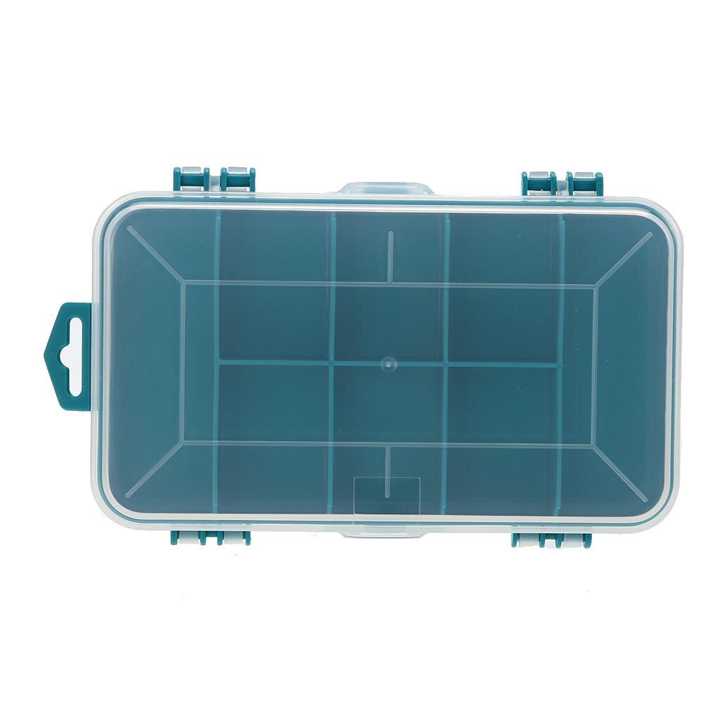 Plastic Tool Box Case Double-side Green Small Components Tool Storage Box #38: Default Title