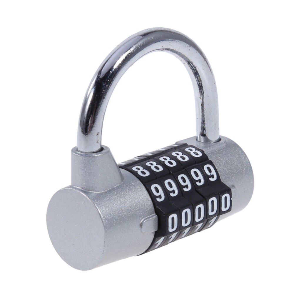 Coded Lock 4/5 Digit Password Safety Lock Wide Shackle Combination Padlock Combination Travel Security Safely Code Lock