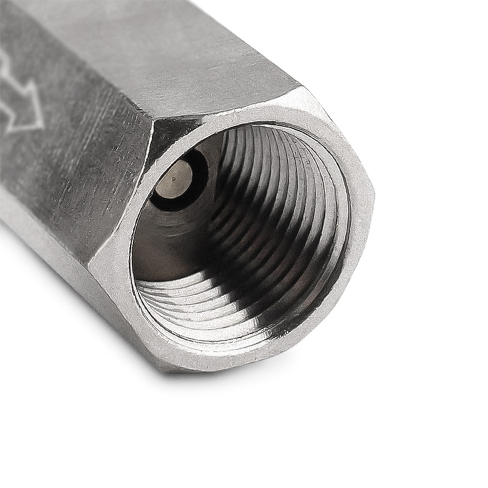 1Pcs pneumatic check valve control valve air valve 1/8" 1/4" 3/8" 1/2" BSP internal threaded brass pneumatic one-way check valve