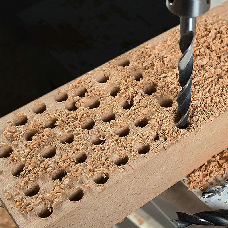 3/4/5/7 pièces 1/4 "tige hexagonale à trois points pour le travail du bois foret spécial 3.0mm-10mm HSS perforant perceuse électrique tête rotative