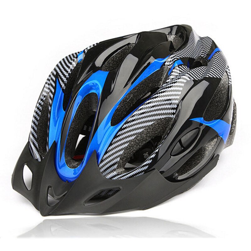 Brand Bicycle Helmets Matte Black Men Women Bike Helmet Mountain Road Bike Integrally Molded Cycling Helmets 6 Colors: Blue