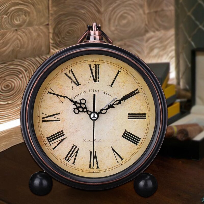 Europeisk stil vintage bordsklocka klassisk lyx klassisk shabby chic bordsklocka vintage kök reloj de heminredning qab 50tz