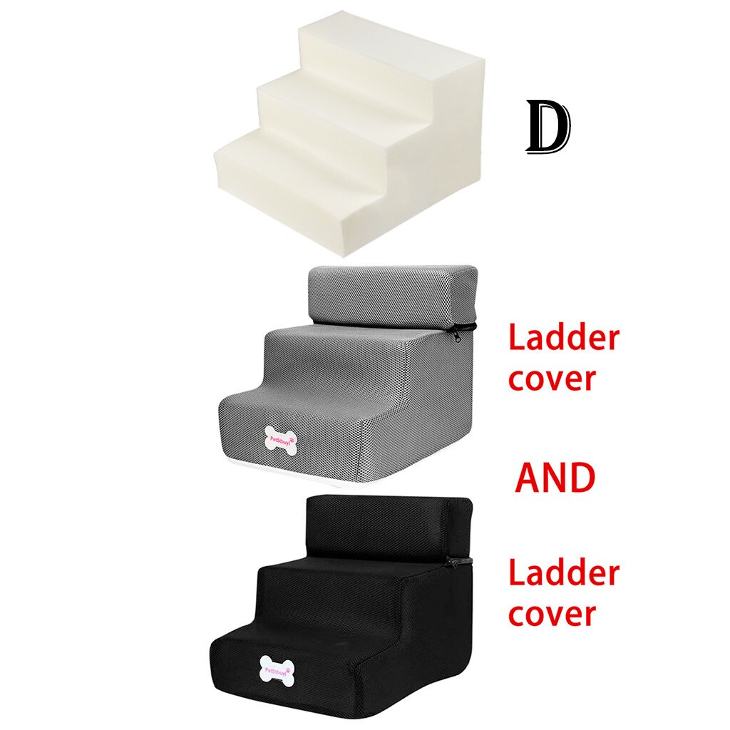 Malla antideslizante para mascotas, cubierta de escalera y escaleras de 3 escalones, combinación de Puerta de Perro, para el hogar,: D