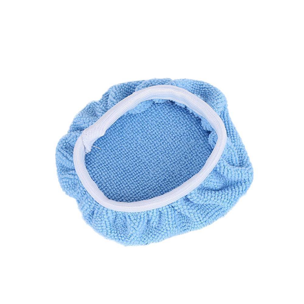 Multi Size Polishing Bonnet Buffer Pad Microfiber Bonnet Disc Waxing 5pcs Care Polish Bonnets Pad For Car Paint Cover F8Y9: blue  9-10Inch