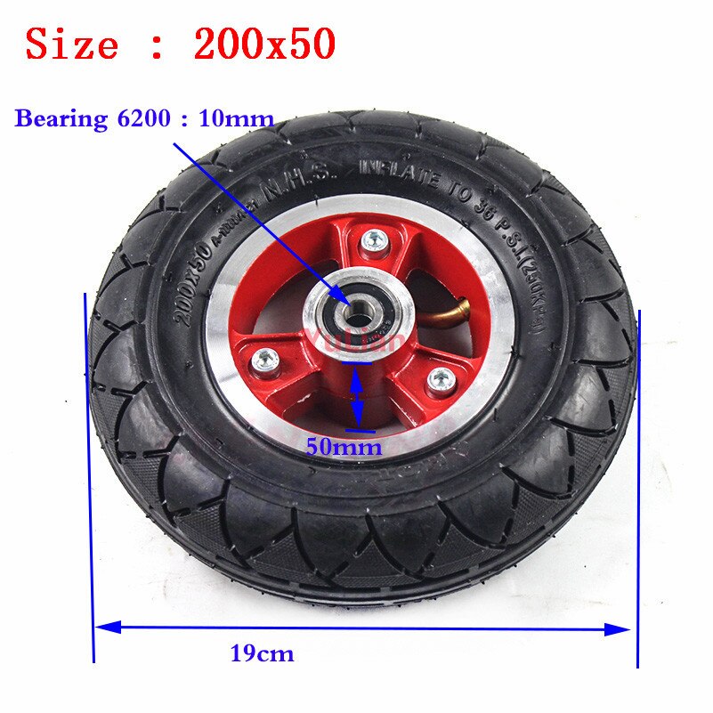 8 Inch Scooter Wheel 200x50 Tire8 Inch Scooter Wheel 200x50 Tire
