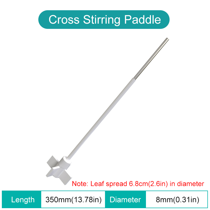 JOANLAB PTFE 350mm Stirring Rod Stirring Blade Stirring Paddle Laboratory Supplies For Overhead Stirrer Mixer: Gold