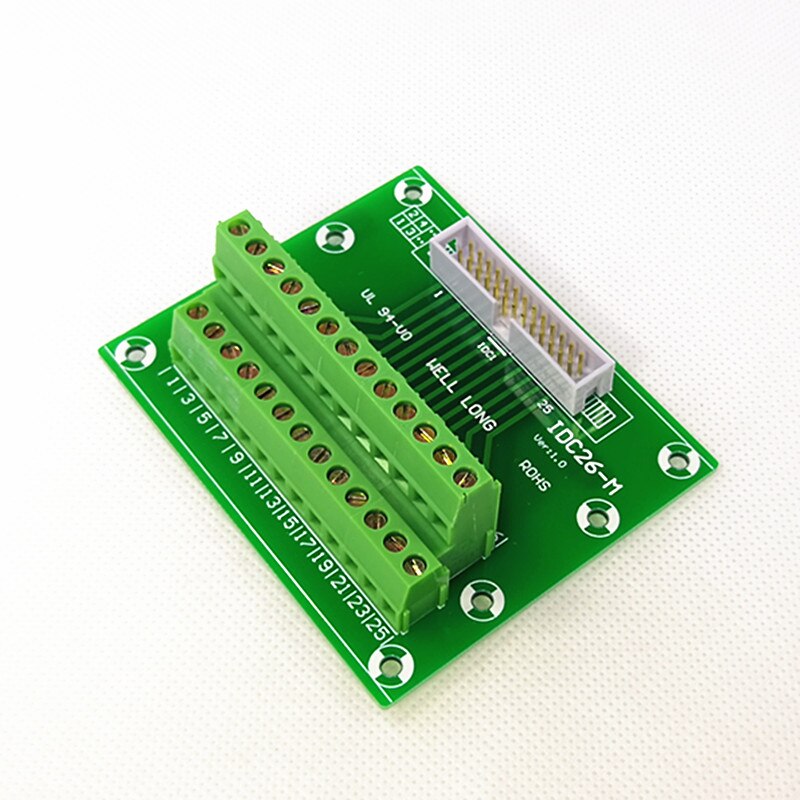 DC3 26P 2x13Pins Header Breakout Board, Terminal Block, Connector.