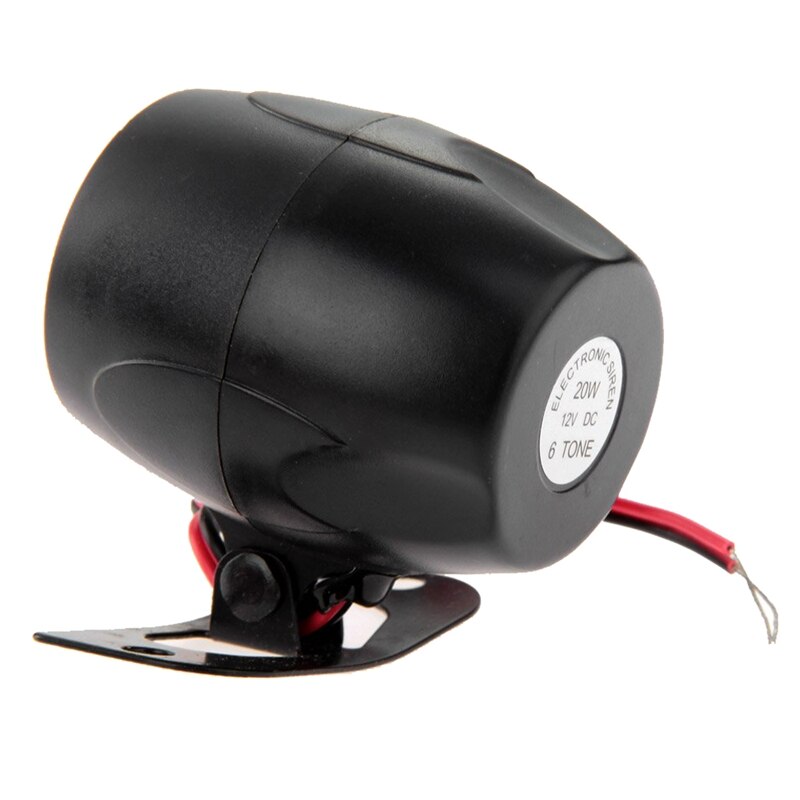 Sirene Herinnering Hoorbaar Alarm 120dB 12V Voor Auto-alarmen Auto Universele Bike Zwart