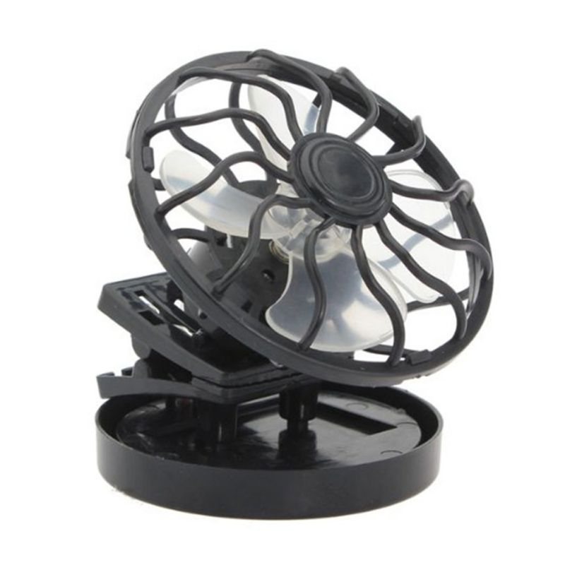 Zonnepaneel Aangedreven Mini Draagbare Clip-On Cooling Solar Fan Clip Cap Ventilator Met Clip