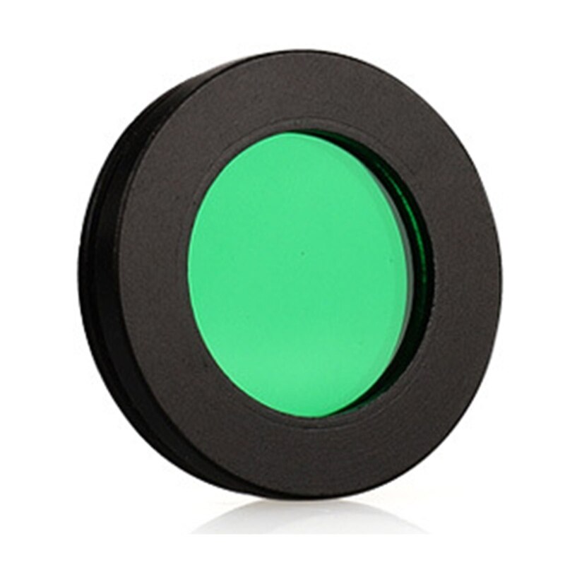 Telescopio astronómico de cuatro colores filtro acrílico Filtro de lente ocular con interfaz de rosca de pulgada de Metal accesorios del telescopio