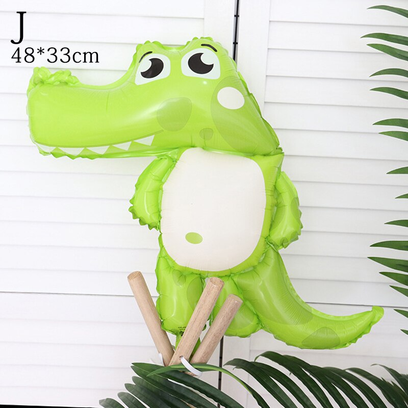 Ballon en aluminium en forme d'animal de dessin animé, mignon, renard, panda, poulpe, poisson étoile de mer, décor de fête d'anniversaire, jouets pour enfants, fête prénatale,