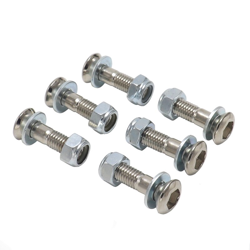 6Pcs 8*25Mm Tandwielen Vlekken Kits Schroeven Voor Honda Suzuki Kawasaki Yamaha Ktm Rmz Drz Yzf Kxf klx Crf Crossmotor Pit Bike