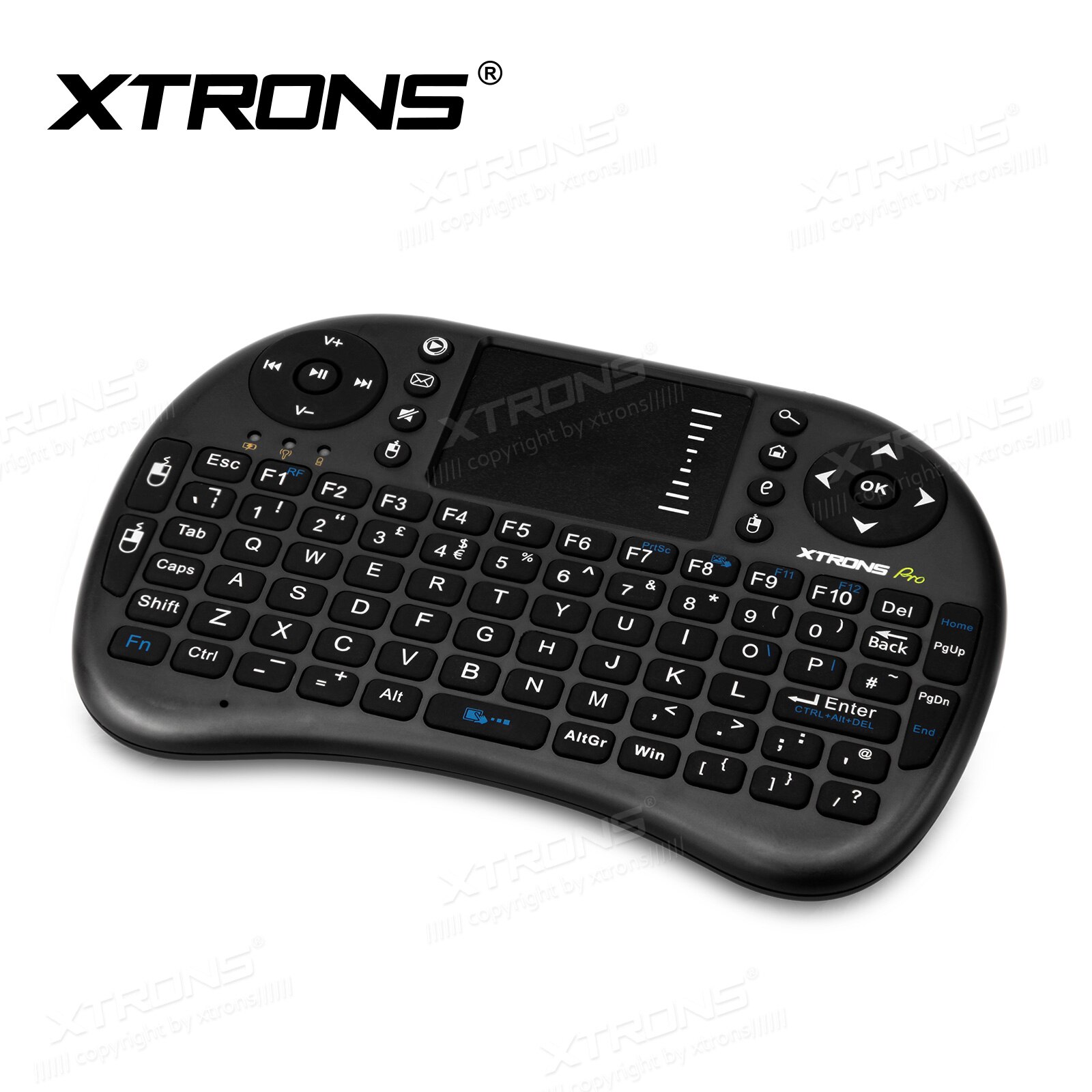 Xtrons AMK003 2.4Ghz Draadloze Mini Afstandsbediening Toetsenbord Muis Touchpad Voor Car Pc Pad Laptop Xbox, 360 PS3 Tv Box