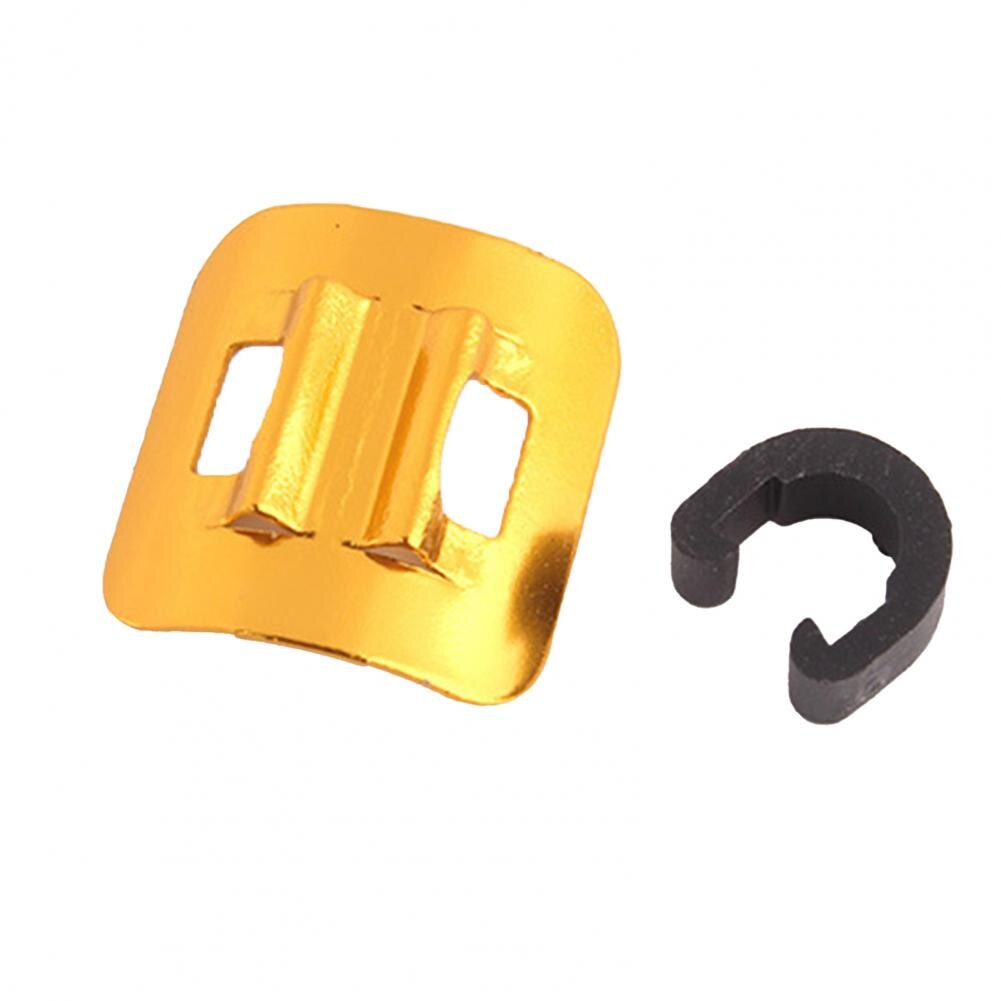 Duurzaam Betrouwbaar Voor Mountainbike Rem Kabel Clip Anti-Kras Fiets Kabel Klem Tubing Vastmaakzitting Voor Mountainbike: Golden