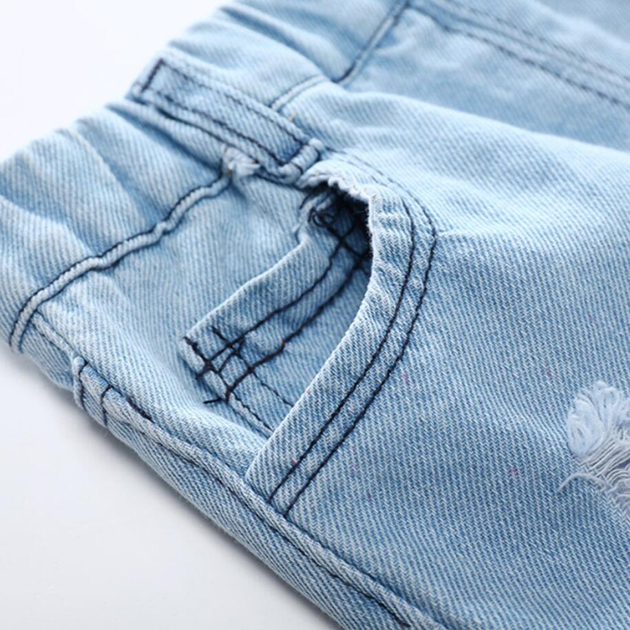 1-8Yrs verano bebé Shorts de mezclilla para niños luz lavado Jeans Casual niños niño ropa de vaquero