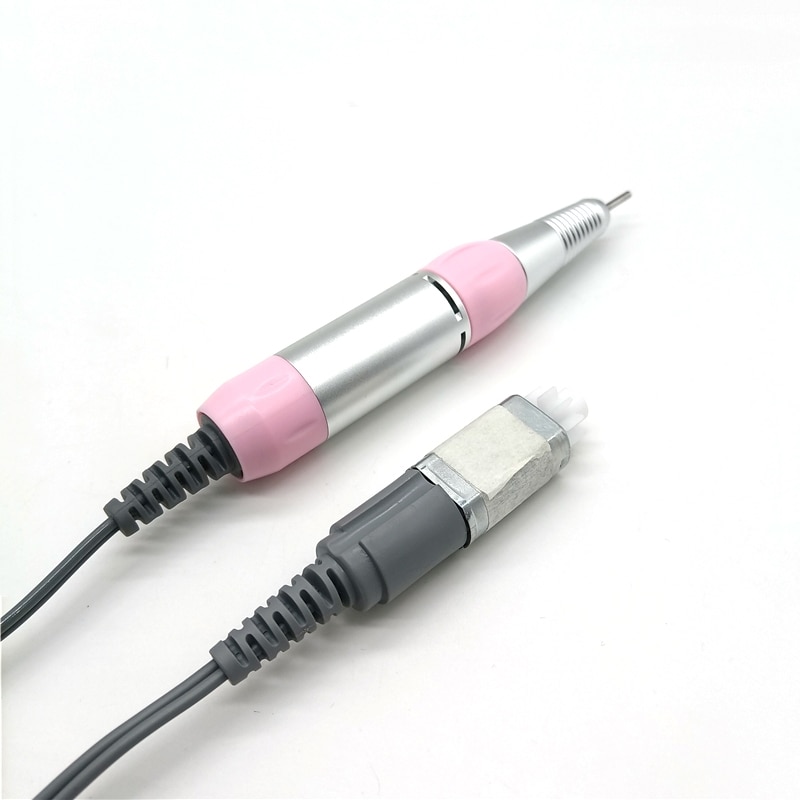 Strong Manicure machine Accessories Nail Drill Handpiece Cord power Cable For Electric Nail Drill 10mm Gray Handle Rope