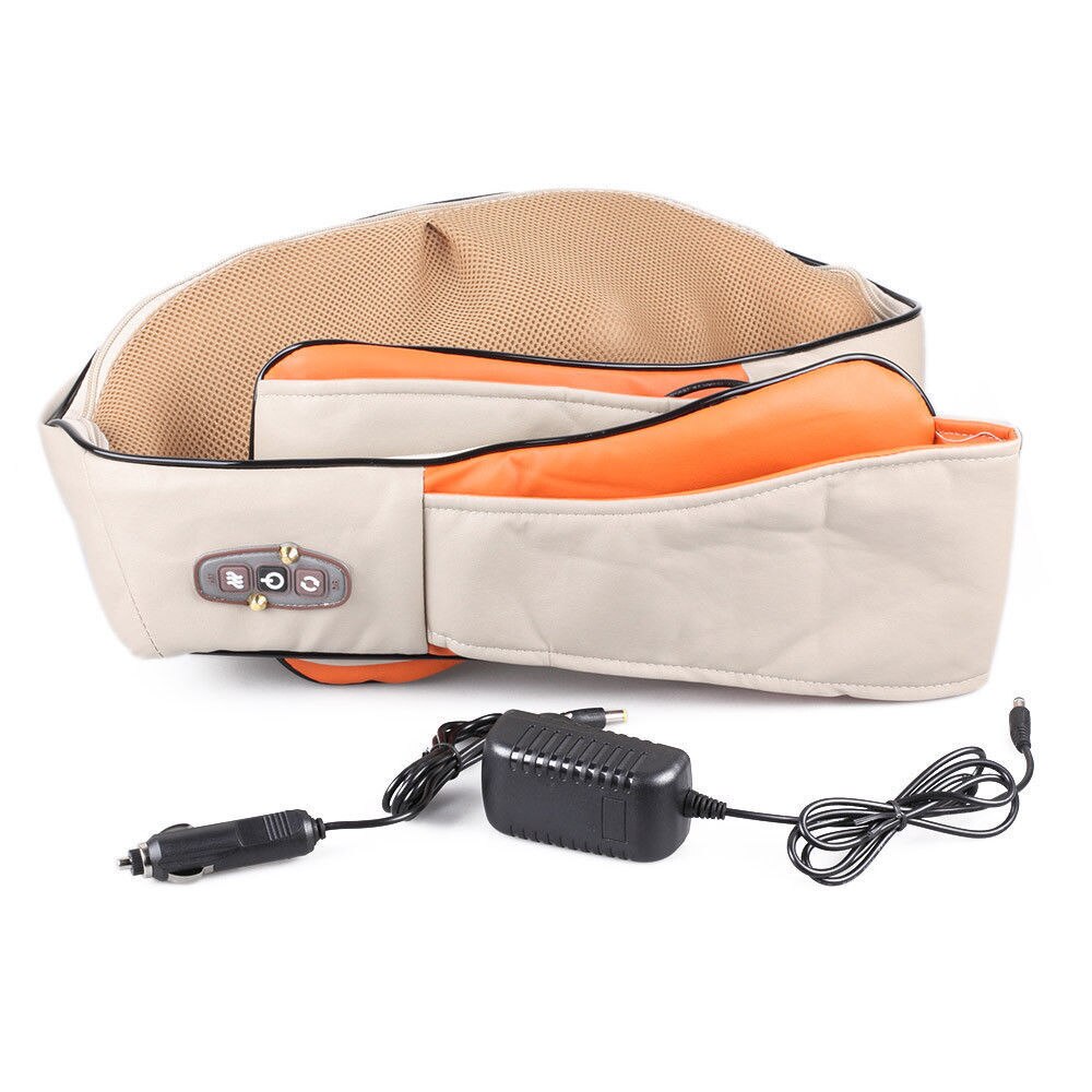 Electrical Neck Massager Body Shoulder Back Massage 4D Kneading Infrared Heating Car Home Best Relaxation Relieve Fatigue