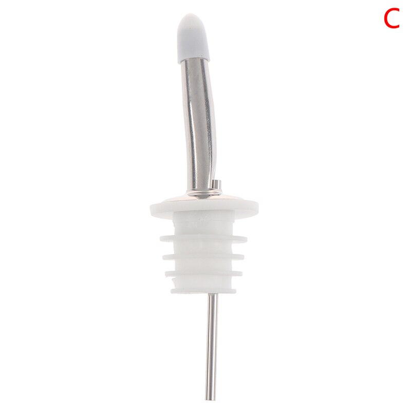 4 pièces bec verseur bouche distributeur barman maison Bar fête accessoires en acier inoxydable Whisky liqueur huile vin bouteille verseur bouchon: Rouge